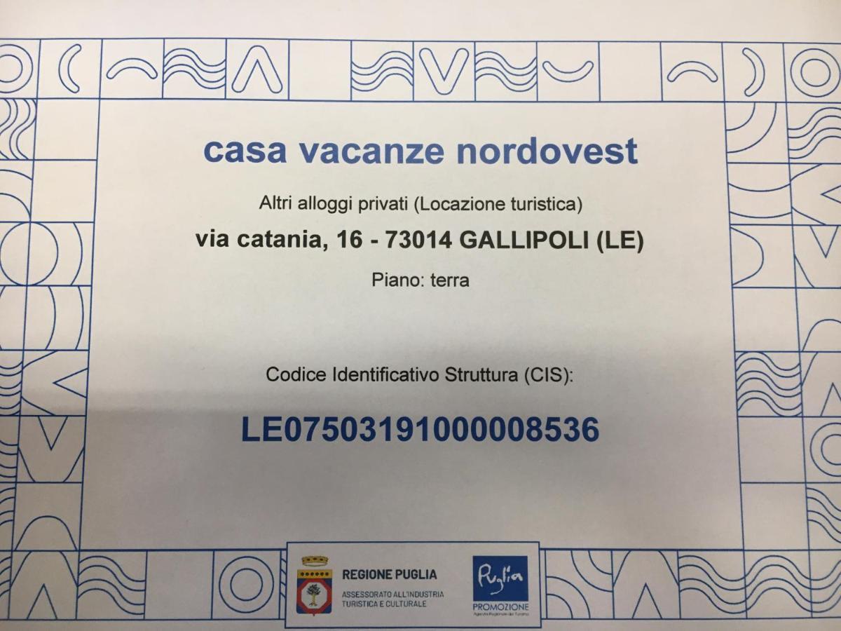 Casa Vacanze Nord-Ovest Gallipoli Luaran gambar